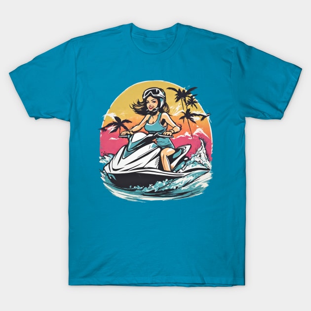 Beach-please T-Shirt by Jhontee